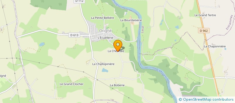 localisation de l'entreprise MADAME LUCE HOUDELLIER  LA ROCHE-NEUVILLE