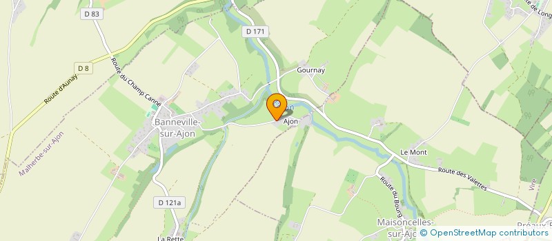 localisation de l'entreprise MADAME LUCE JARRY  MALHERBE-SUR-AJON