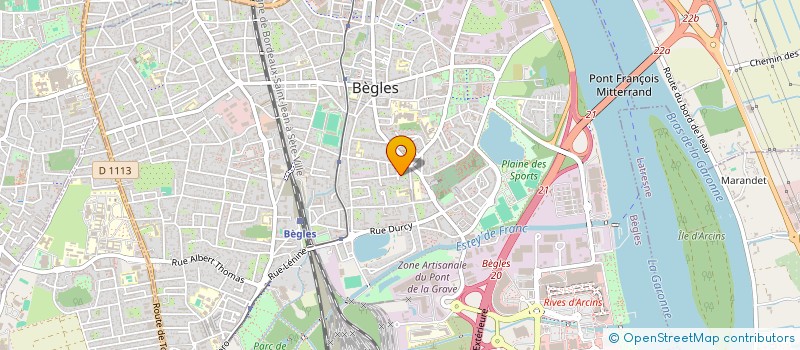 localisation de l'entreprise MADAME LUCE LE GAT à BEGLES