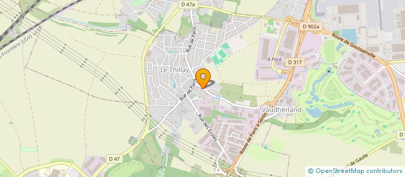 localisation de l'entreprise MADAME LUCE LOPEZE  LE THILLAY