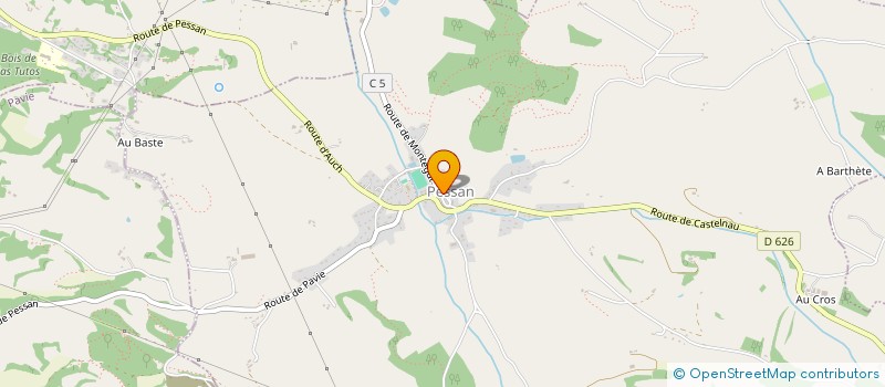 localisation de l'entreprise MADAME LUCE PLAUD  PESSAN