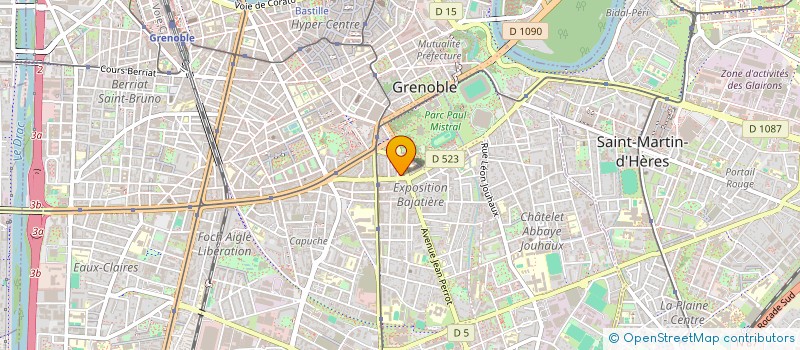 localisation de l'entreprise MADAME LUCE RENAUD à GRENOBLE