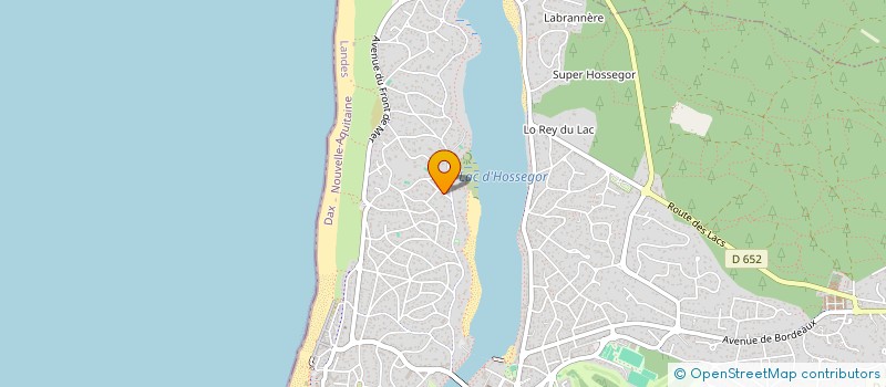 localisation de l'entreprise MADAME LUCE RIEUX  SOORTS-HOSSEGOR