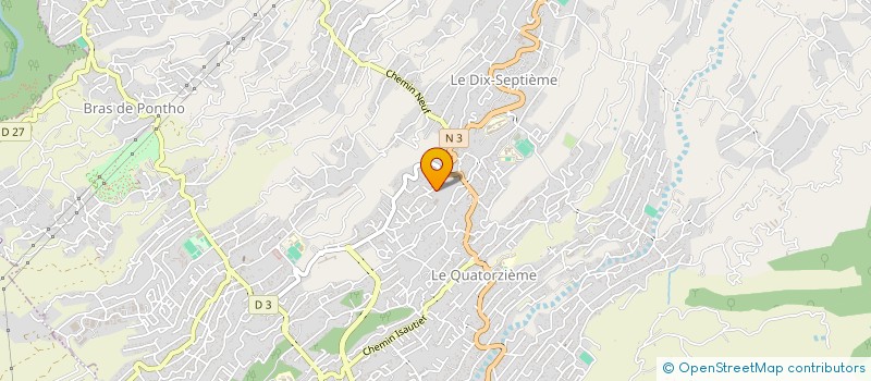 localisation de l'entreprise MADAME LUCELLA PIERRETTE GRONDIN  LE TAMPON