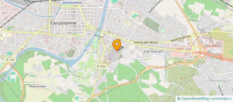 localisation de l'entreprise MADAME LUCETTE BACHARAN  CARCASSONNE