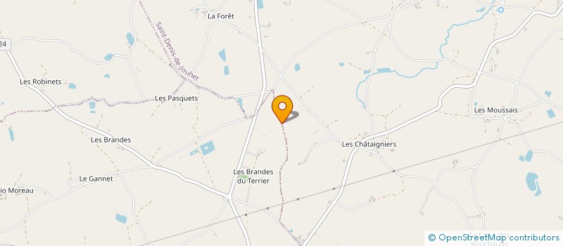 localisation de l'entreprise MADAME LUCETTE BAXIN  MERS-SUR-INDRE
