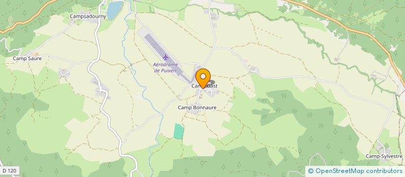 localisation de l'entreprise MADAME LUCETTE BEAUVAIS  PUIVERT