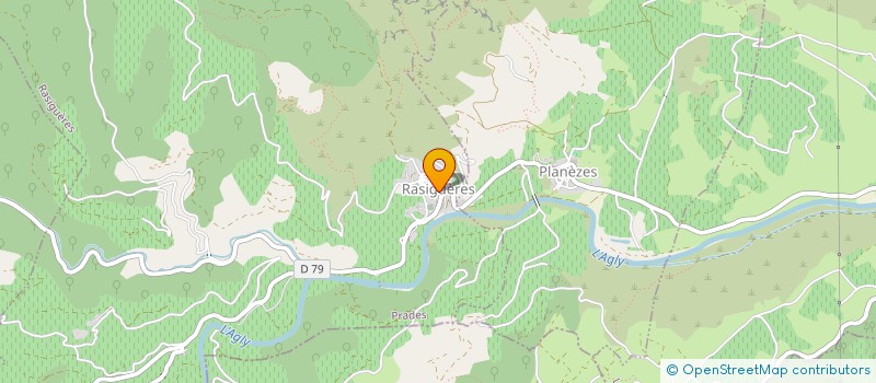 localisation de l'entreprise MADAME LUCETTE BERTHOMIEU  RASIGUERES