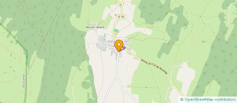 localisation de l'entreprise MADAME LUCETTE BERTHUIN  SAINT-JULIEN-EN-VERCORS