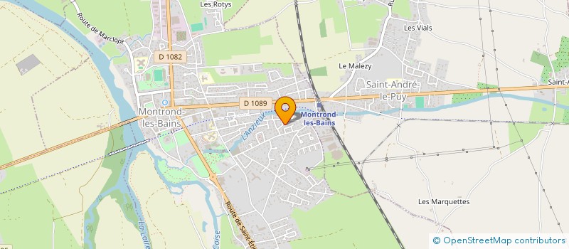 localisation de l'entreprise MADAME LUCETTE BOUARD  MONTROND-LES-BAINS