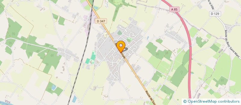 localisation de l'entreprise MADAME LUCETTE BOURDIN  VIVY