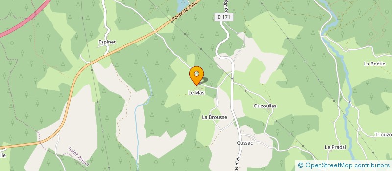 localisation de l'entreprise MADAME LUCETTE BOURZEIX  MESTES