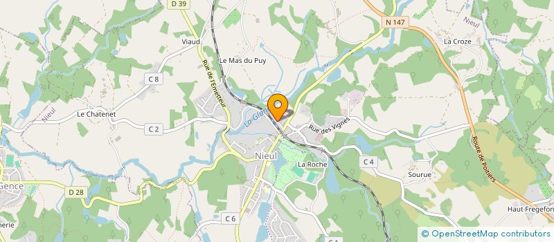 localisation de l'entreprise MADAME LUCETTE BRANDY à NIEUL
