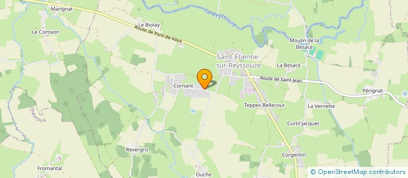 localisation de l'entreprise MADAME LUCETTE BRIDON  SAINT-ETIENNE-SUR-REYSSOUZE