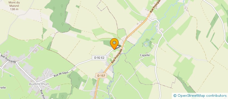 localisation de l'entreprise MADAME LUCETTE BROCVIELLE  DENNEBRUCQ