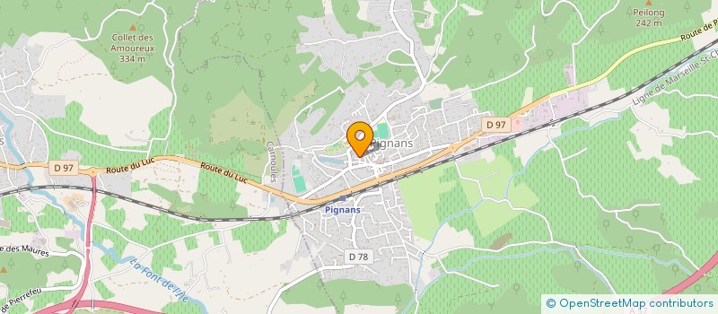 localisation de l'entreprise MADAME LUCETTE CABRI à PIGNANS