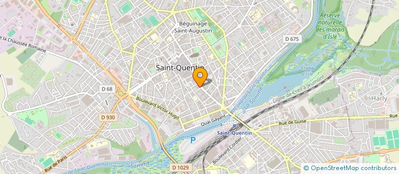 localisation de l'entreprise MADAME LUCETTE CASEZ à SAINT-QUENTIN