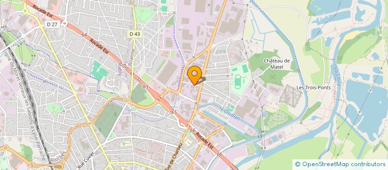 localisation de l'entreprise MADAME LUCETTE CASTELLON  ROANNE