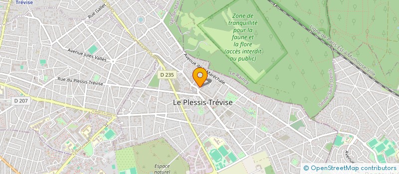 localisation de l'entreprise MADAME LUCETTE CHARRIER à LE PLESSIS-TREVISE
