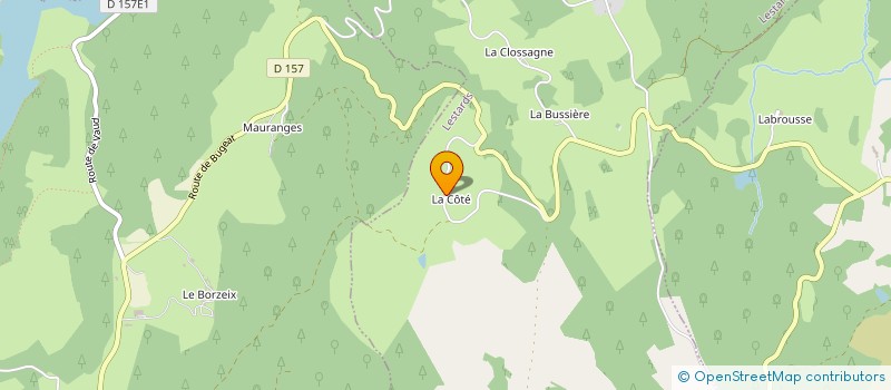 localisation de l'entreprise MADAME LUCETTE CHAUSSADE  SAINT-MERD-LES-OUSSINES