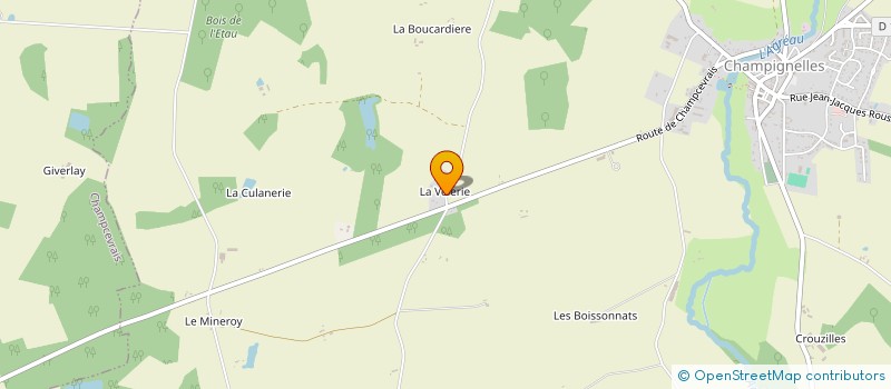 localisation de l'entreprise MADAME LUCETTE CHEMINANT  CHAMPIGNELLES