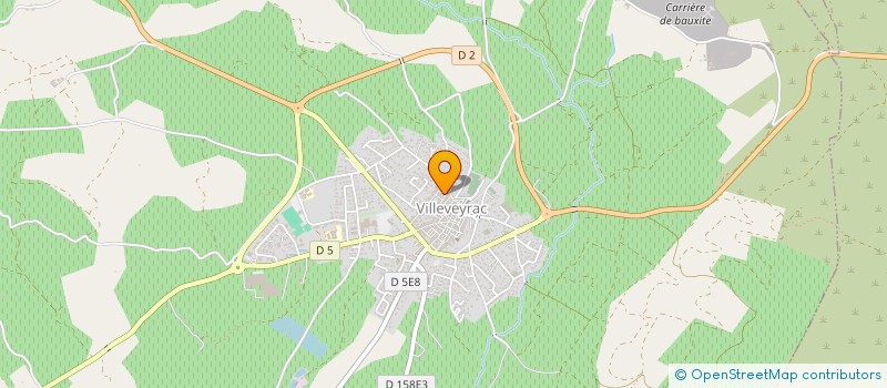 localisation de l'entreprise MADAME LUCETTE CIFRE  VILLEVEYRAC