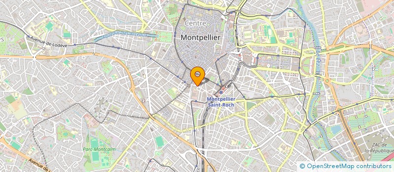localisation de l'entreprise MADAME LUCETTE COLIN à MONTPELLIER