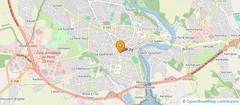 localisation de l'entreprise MADAME LUCETTE COMBE à AURAY