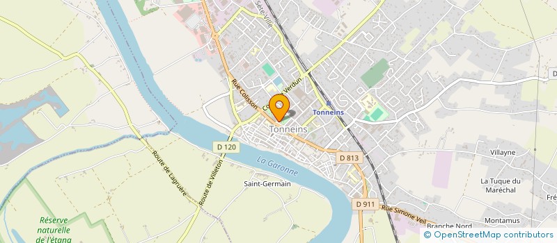 localisation de l'entreprise MADAME LUCETTE COMBES  TONNEINS