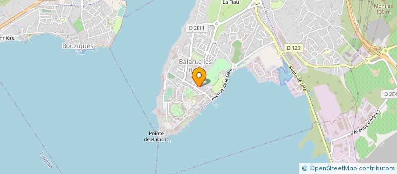 localisation de l'entreprise MADAME LUCETTE COUSINIER à BALARUC-LES-BAINS