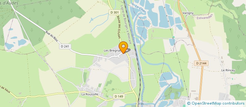 localisation de l'entreprise MADAME LUCETTE CUISAT  VAUX