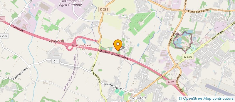 localisation de l'entreprise MADAME LUCETTE DELAVAUX  AUBIAC