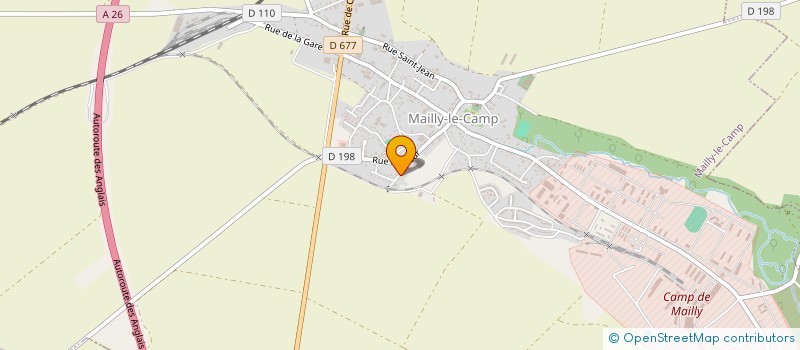 localisation de l'entreprise MADAME LUCETTE DELBES à MAILLY-LE-CAMP