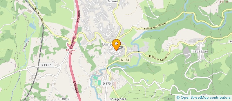 localisation de l'entreprise MADAME LUCETTE DELON  SAINTE FEREOLE