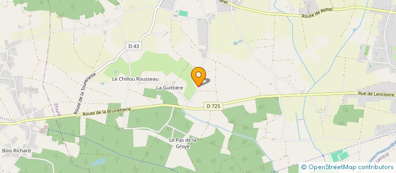 localisation de l'entreprise MADAME LUCETTE DUBOIS  THURE