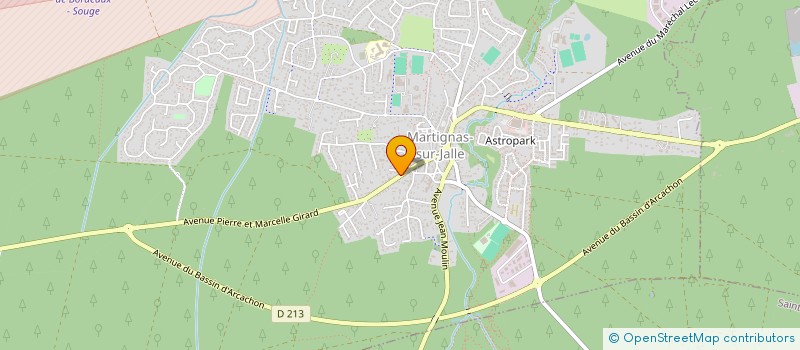 localisation de l'entreprise MADAME LUCETTE DUSSOL  MARTIGNAS-SUR-JALLE