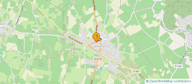 localisation de l'entreprise MADAME LUCETTE ESPAGNAC  LEDIGNAN
