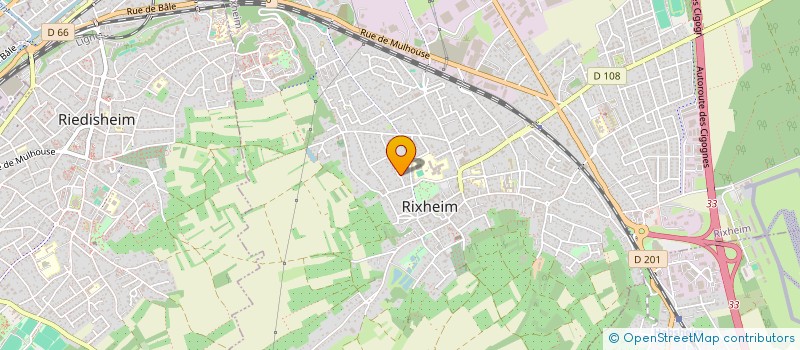 localisation de l'entreprise MADAME LUCETTE ESSLINGER  RIXHEIM