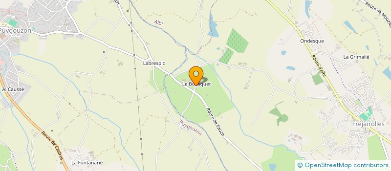 localisation de l'entreprise MADAME LUCETTE FABRE  FREJAIROLLES