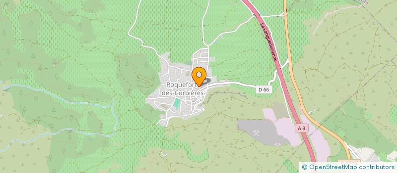 localisation de l'entreprise MADAME LUCETTE FERRAND  ROQUEFORT-DES-CORBIERES