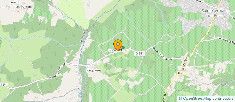 localisation de l'entreprise MADAME LUCETTE FORT  SAINT-GERMAIN-DU-PUCH