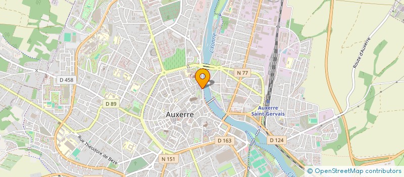 localisation de l'entreprise MADAME LUCETTE FORTUNE à AUXERRE