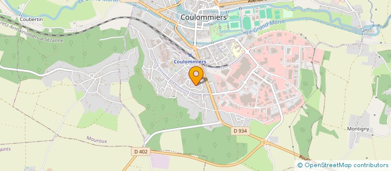 localisation de l'entreprise MADAME LUCETTE FOUCAULT à COULOMMIERS