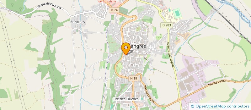 localisation de l'entreprise MADAME LUCETTE FREQUELIN à LANGRES