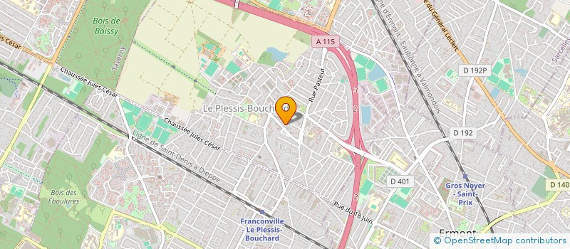 localisation de l'entreprise MADAME LUCETTE GAUTHIER à LE PLESSIS-BOUCHARD