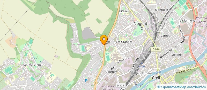 localisation de l'entreprise MADAME LUCETTE GIRBERT à NOGENT-SUR-OISE