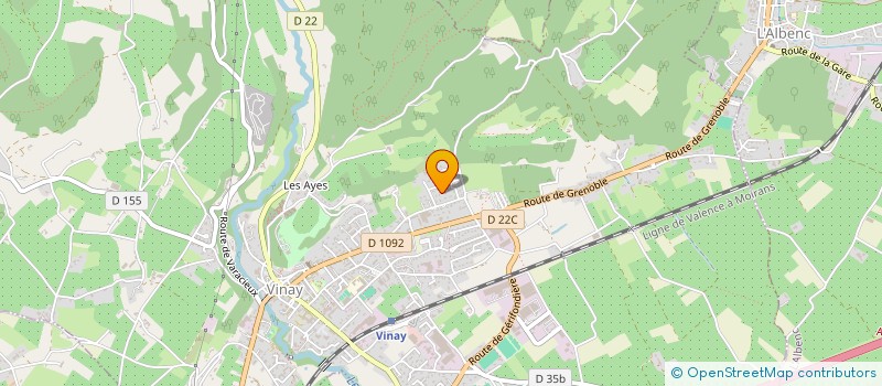 localisation de l'entreprise MADAME LUCETTE GIROND à VARACIEUX