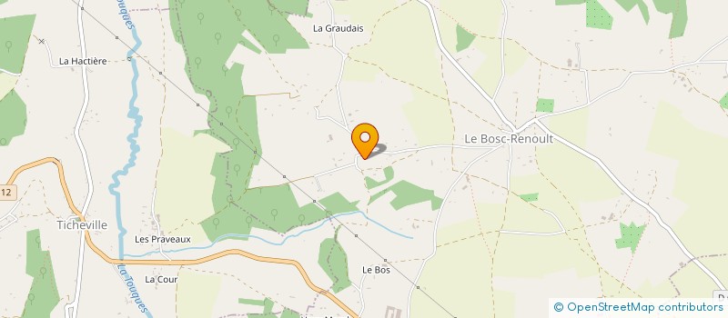 localisation de l'entreprise MADAME LUCETTE GOUIN à LE BOSC-RENOULT