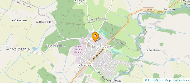 localisation de l'entreprise MADAME LUCETTE GUICHETEAU  SAINT-PROUANT