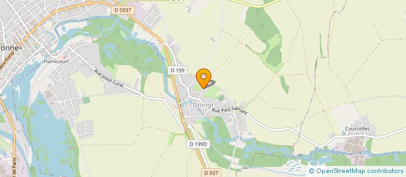 localisation de l'entreprise MADAME LUCETTE HONDEKYN  DOINGT